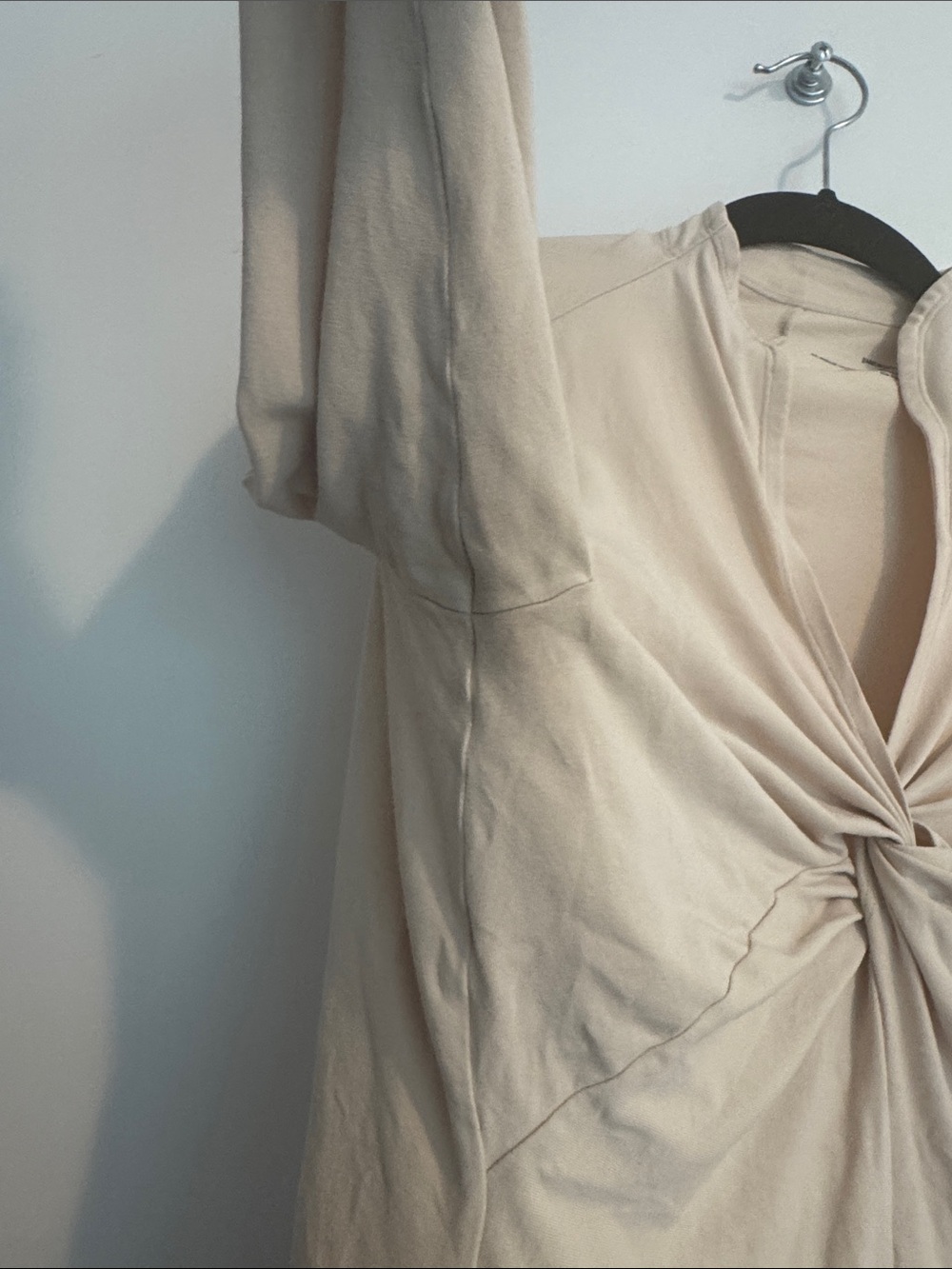 Patagonia Twist-Front Long Sleeve Top in Beige - Picture 4 of 7